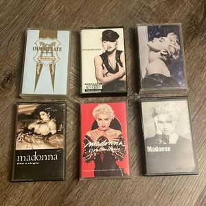 🎵 Madonna Cassette Tape Lot | Immaculate Collection, Erotica, Ray of Light